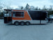 8.5' x 24' Concession Food Trailer Orange / Black Event Catering