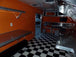 8.5' x 24' Concession Food Trailer Orange / Black Event Catering