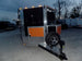 8.5' x 24' Concession Food Trailer Orange / Black Event Catering