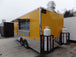 8.5' x 18' Concession Food Trailer Yellow With Appliances