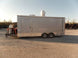 8.5' x 20' Concession Trailer Silver Frost Food Event Catering