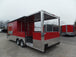 8.5' x 24' Concession Food Red Trailer