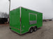 8.5' x 16' Concession Food Trailer Electric Green