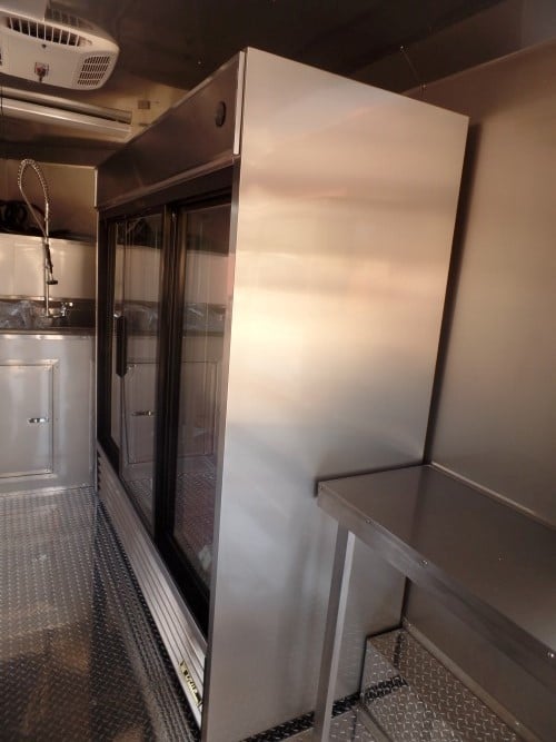 8.5' x 20' Concession Food Trailer Silver Frost With Appliances