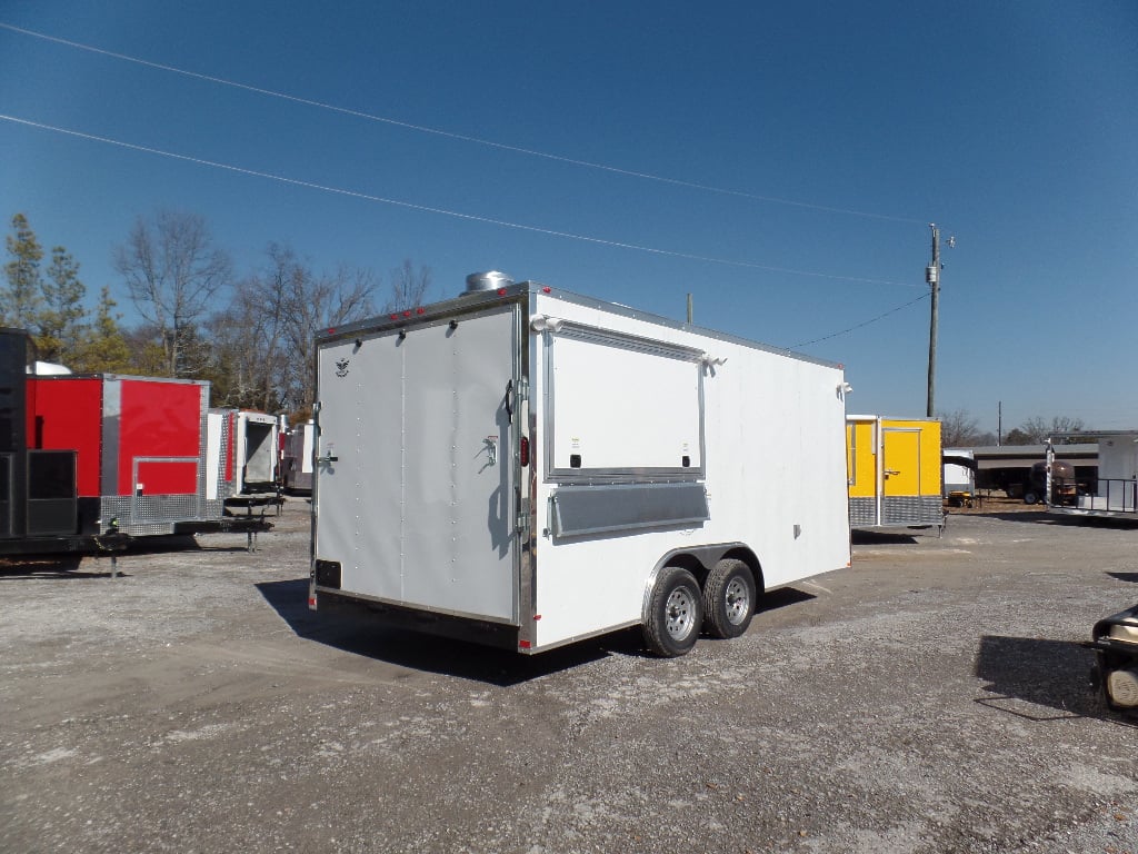 8.5' x 17' Concession Food Catering Event Trailer