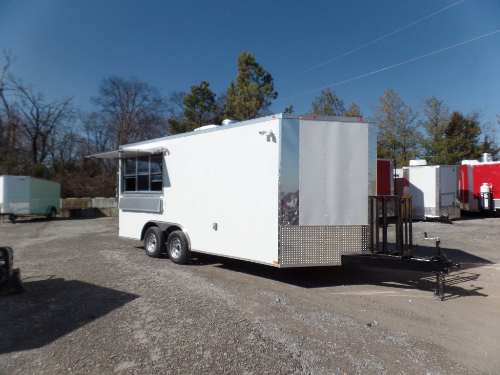 8.5' x 17' Concession Food Catering Event Trailer