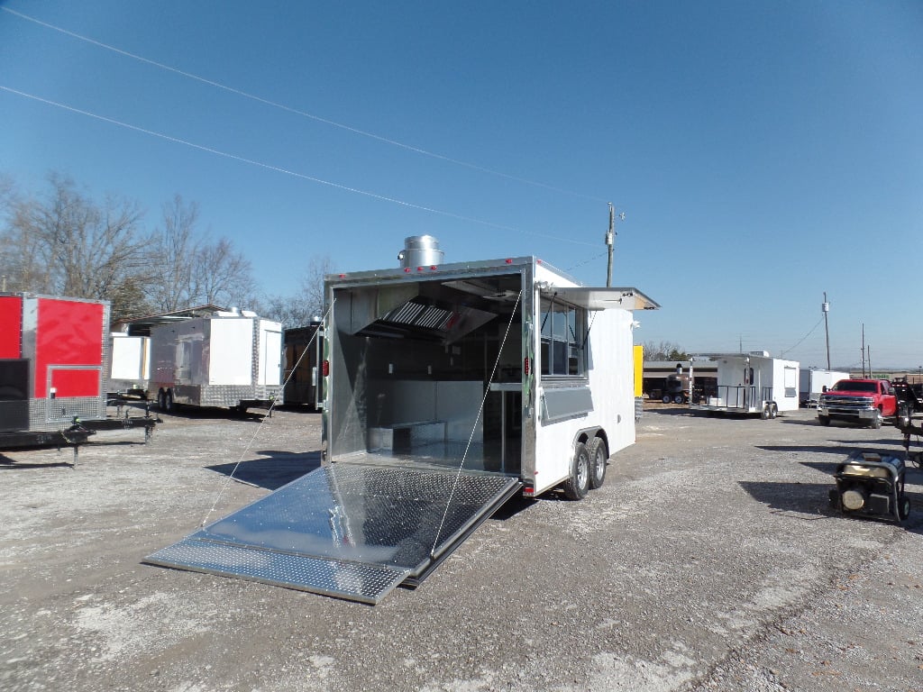 8.5' x 17' Concession Food Catering Event Trailer