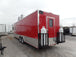 8.5' x 30' Concession Food Trailer Red With Appliances