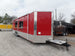 8.5' x 30' Concession Food Trailer Red With Appliances