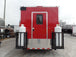 8.5' x 30' Concession Food Trailer Red With Appliances