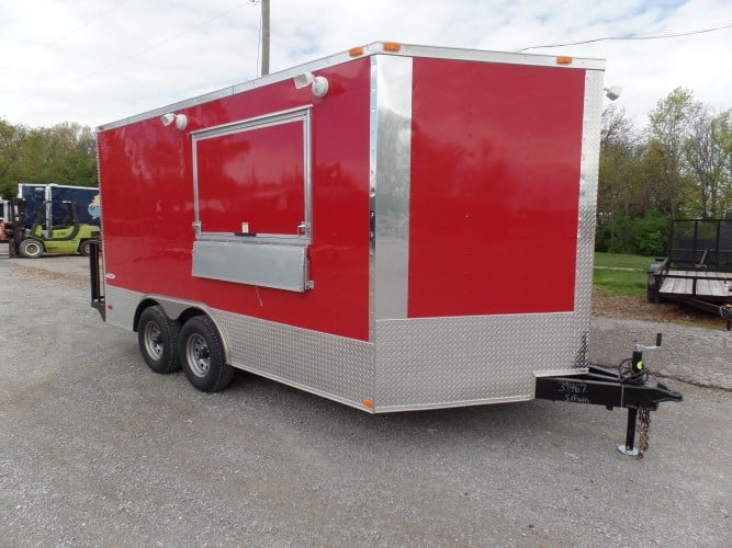 8.5' x 14' Concession Food Event Catering Trailer