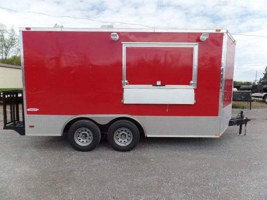 8.5' x 14' Concession Food Event Catering Trailer