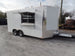 8.5' x 16' Concession Food Trailer White With Appliances