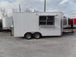 8.5' x 16' Concession Food Trailer White With Appliances