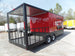 8.5' x 22' Red Pizza Catering Event Concession Trailer