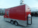 8.5' x 16' Red Concession Food Catering Event Trailer