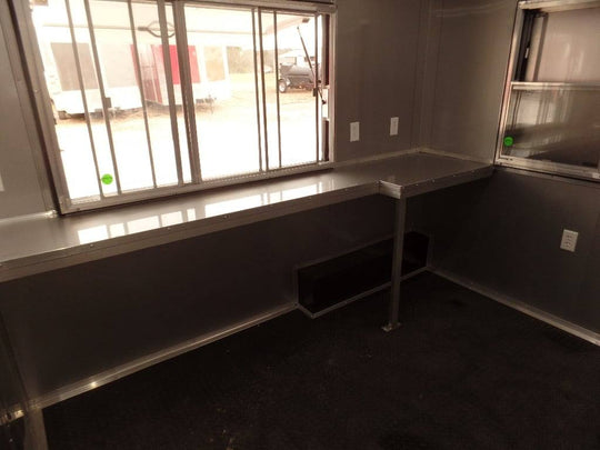 8.5' x 17' BBQ Concession Food Porch Style Trailer