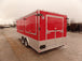 8.5' x 20' Concession Food Red Kettle Corn Trailer