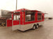 8.5' x 20' Concession Food Red Kettle Corn Trailer