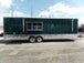 8.5x30 Food Catering Event Emerald Green Concession Trailer