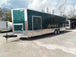 8.5x30 Food Catering Event Emerald Green Concession Trailer