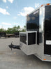 8.5' x 14' Concession Trailer Black Food Event Catering