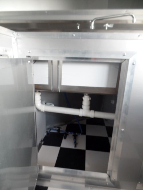 8.5' x 14' Concession Trailer Black Food Event Catering