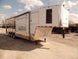 8.5' x 34' Goose-neck White BBQ Concession Food Trailer