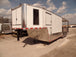 8.5' x 34' Goose-neck White BBQ Concession Food Trailer