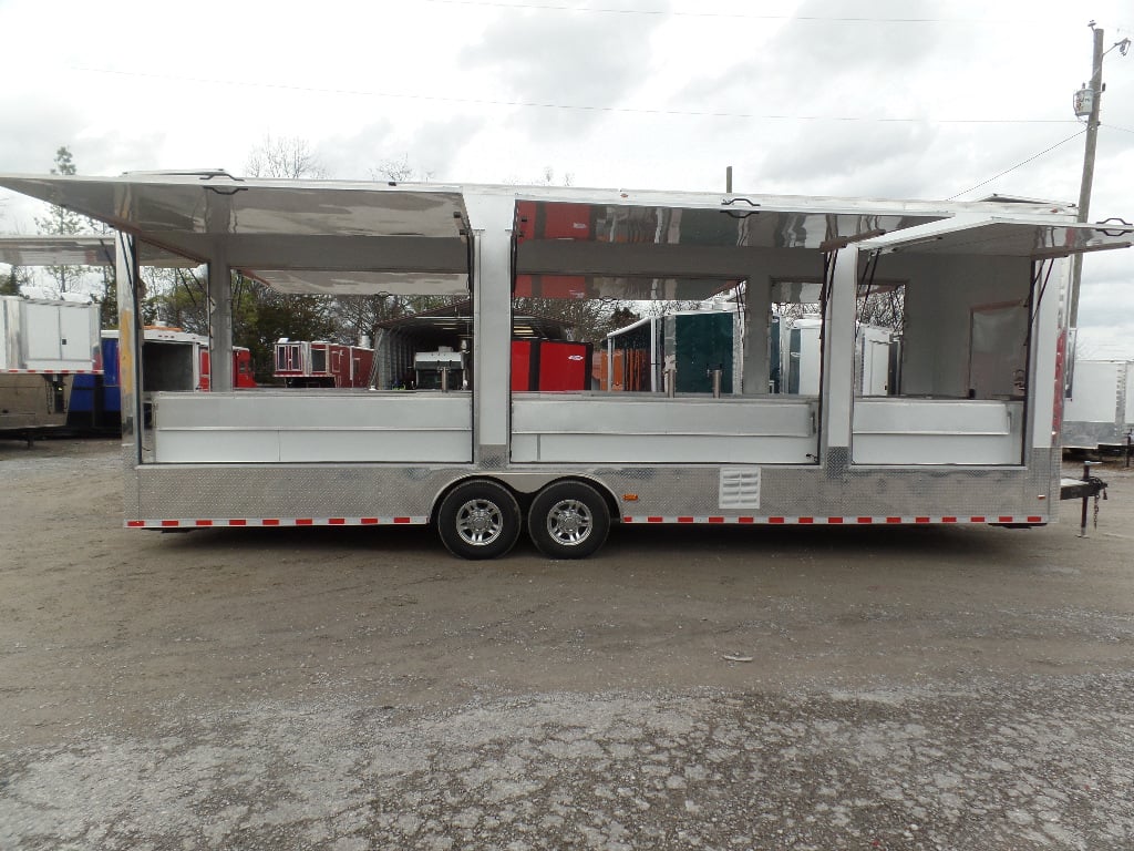 8.5' x 30' Concession Bar Event Trailer With Appliances