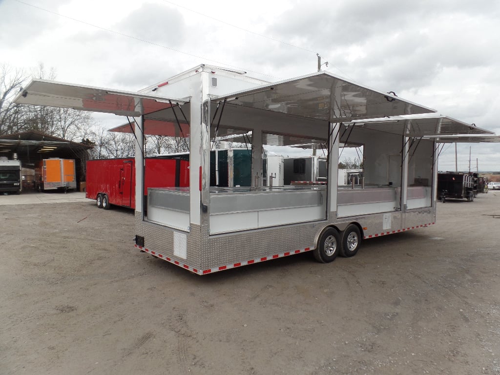 8.5' x 30' Concession Bar Event Trailer With Appliances