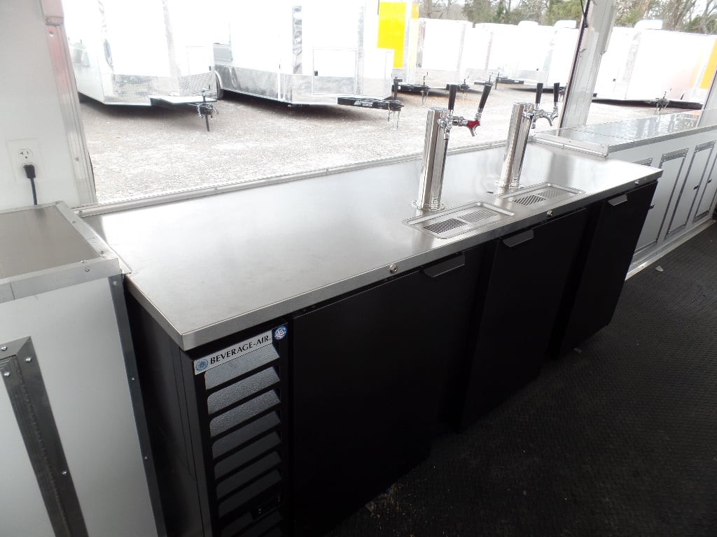 8.5' x 30' Concession Bar Event Trailer With Appliances