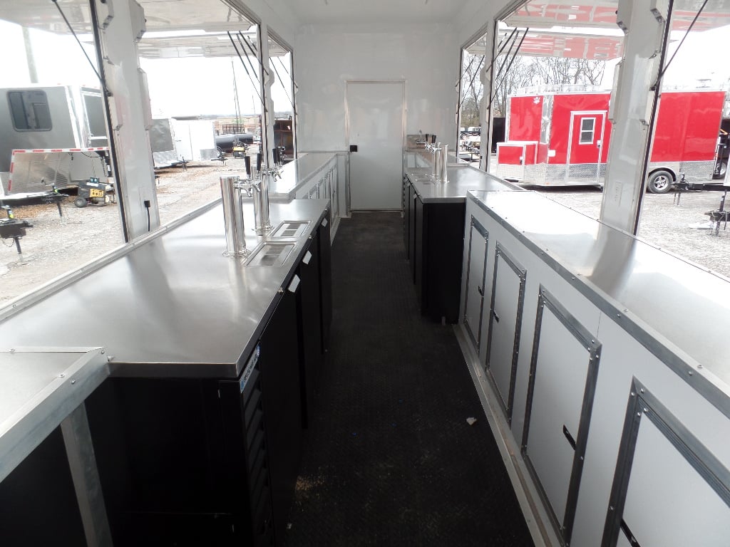 8.5' x 30' Concession Bar Event Trailer With Appliances