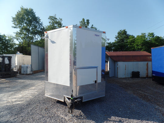 8.5' x 32' White Concession Food Trailer With Appliances