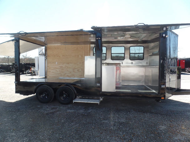 8.5' x 20' Pizza Event Concession Food Trailer