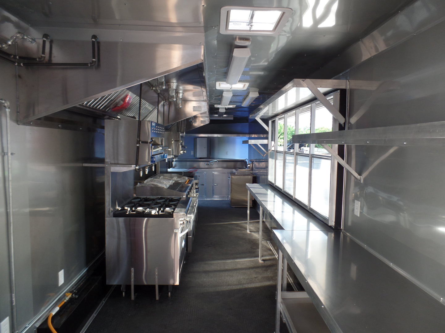 8.5' x 32' Concession Food Trailer Concession White Event Catering