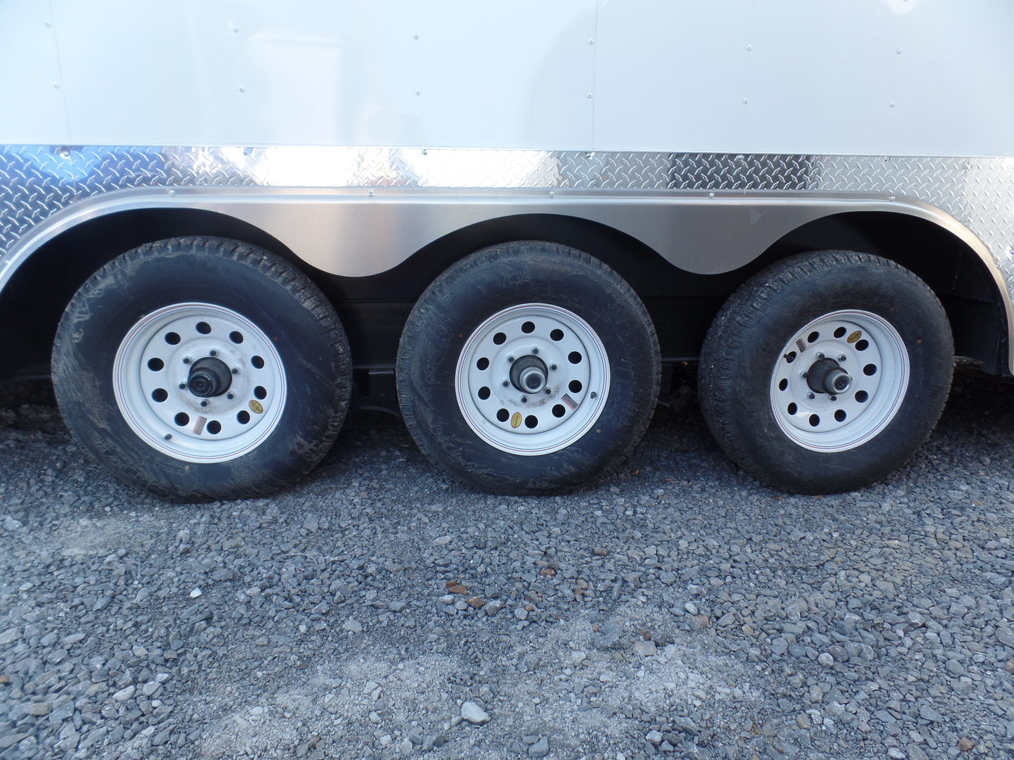 8.5' x 32' White Concession Food Trailer With Appliances