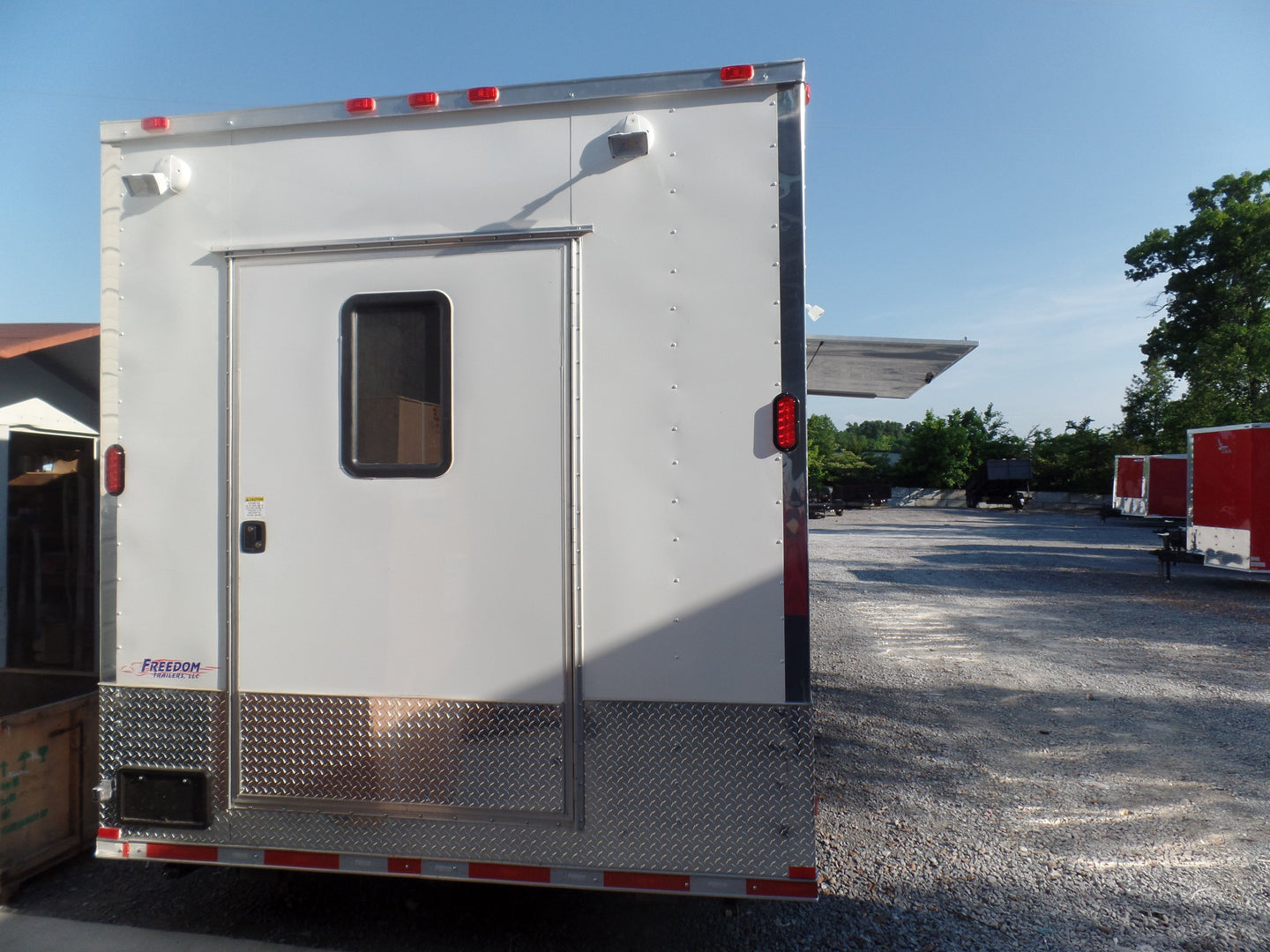 8.5' x 32' Concession Food Trailer Concession White Event Catering