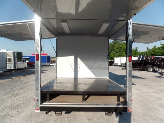 8.5' x 16' Concession Food Trailer White Pizza Event Catering