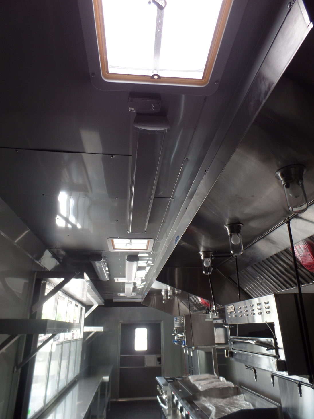 8.5' x 32' White Concession Food Trailer With Appliances