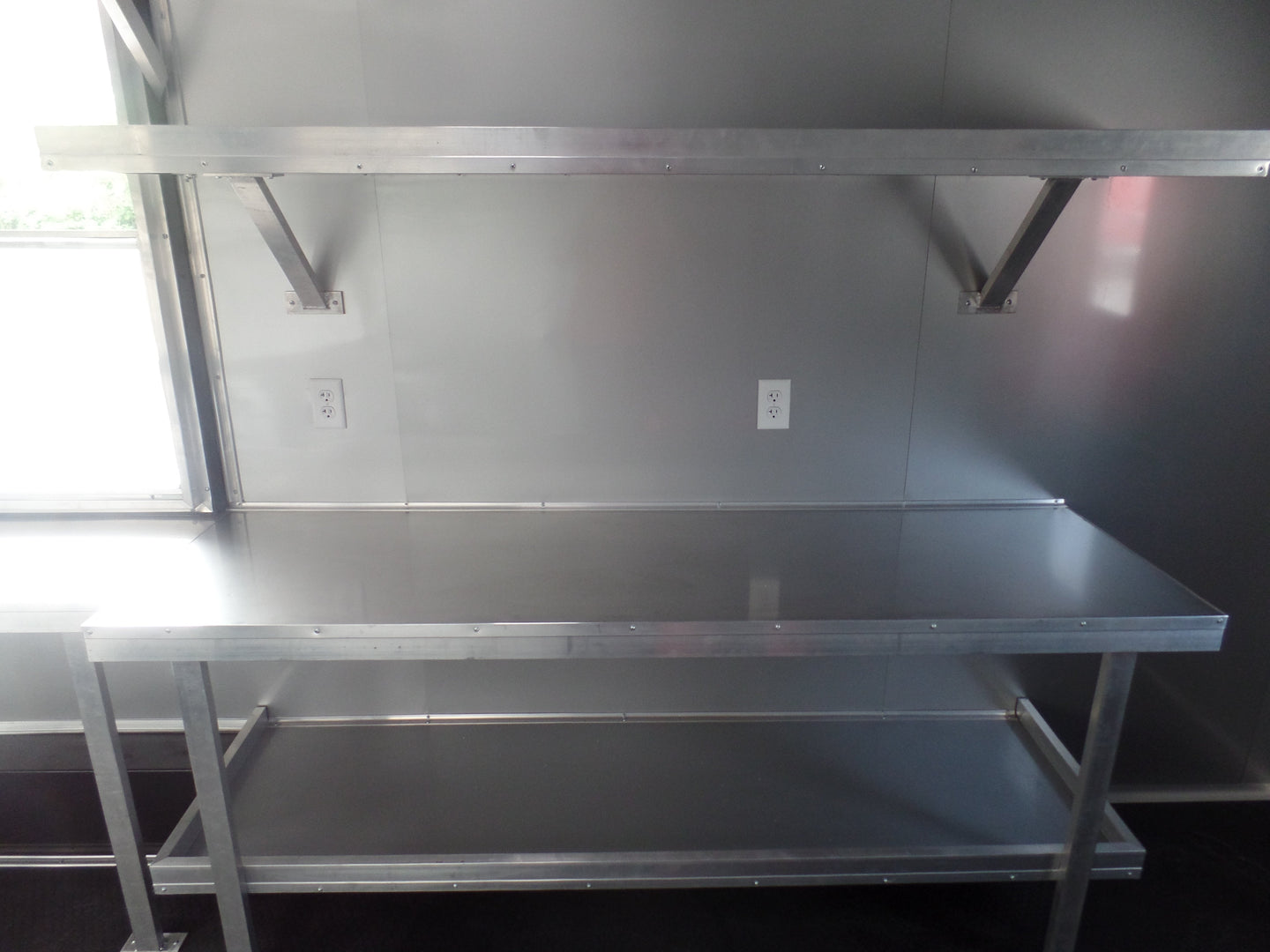 8.5' x 32' Concession Food Trailer Concession White Event Catering