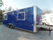 8.5' x 24' Concession Flat Nose Cobalt Blue Event Trailer