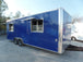 8.5' x 24' Concession Food Flat Nose Cobalt Blue Trailer With Appliances