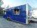 8.5' x 24' Concession Flat Nose Cobalt Blue Event Trailer