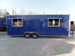 8.5' x 24' Concession Food Flat Nose Cobalt Blue Trailer With Appliances