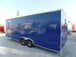 8.5' x 24' Concession Food Flat Nose Cobalt Blue Trailer With Appliances