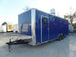 8.5' x 24' Concession Food Flat Nose Cobalt Blue Trailer With Appliances