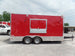 8.5' x 16' Concession Food Trailer Red Event Catering