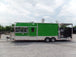 8.5' x 30' Concession Food Trailer Lime Green BBQ Catering