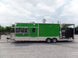 8.5' x 30' Concession Food Trailer Lime Green BBQ Catering